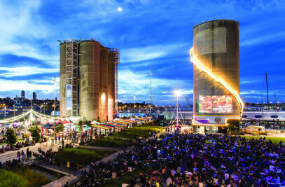 Auckland Waterfront - North Wharf Promenade and Silo Park