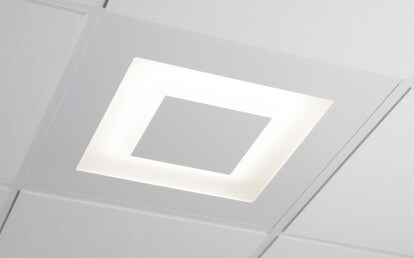 Fusion 600x600 square LED luminaire