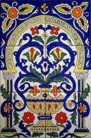 Hand painted tiles