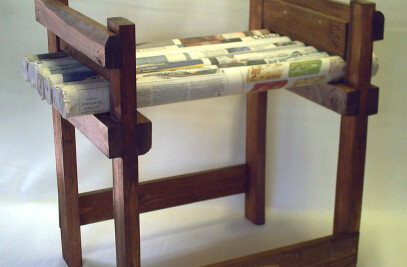 newspaper stool sgabaro