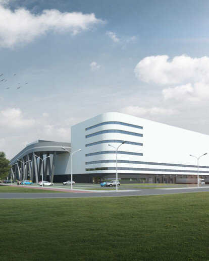 Multistorey distribution centre Schiphol Airport