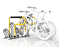 Horizontal Compact Bicycle Rack