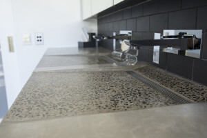 Concreate polished concrete bathroom benchtop 