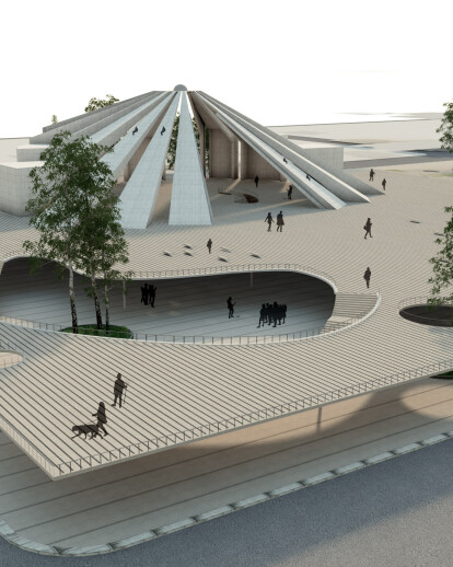 LOST ARCHITECTURE,  THE PYRAMID OF TIRANA,  COMPETITION ENTRY