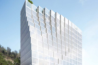 Architectural rendering of an office building in Beirut
