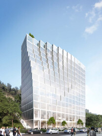Architectural rendering of an office building in Beirut