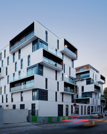 Apartment complex in Paris