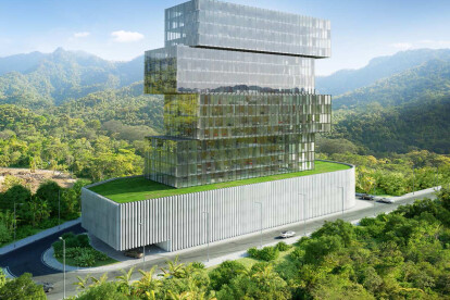 Architectural visualization of an office building in Honduras