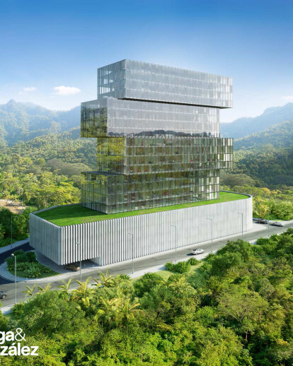 Architectural visualization of an office building in Honduras
