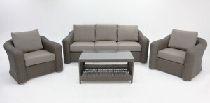 Palmas Premium Lounge Setting with Sunbrella Cushions