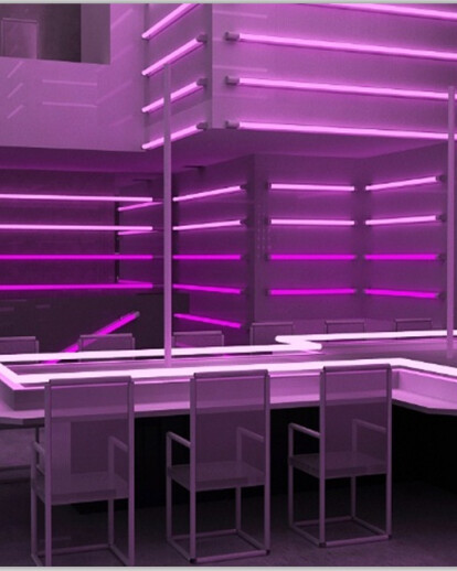 Photorealistic 3D Rendering Model of Night Club