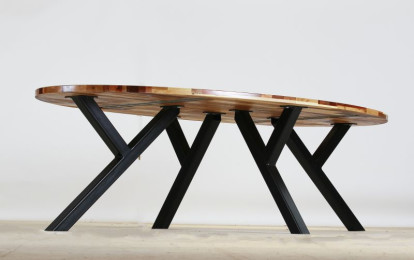 Herso sustainable tables made in Loosbroek