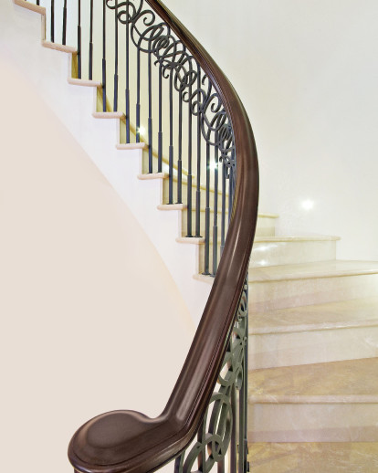 Chesterfield Hill - Traditional Helical Staircase