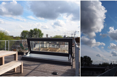 Rooftop access Amsterdam loft