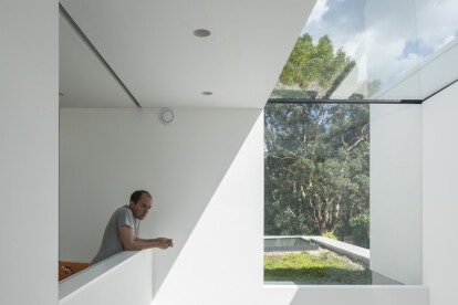 Eaves window for natural daylight