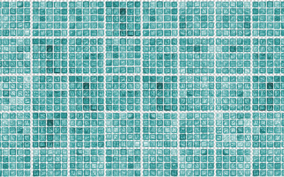 Casart Teal Faux Glass Mosaic Tile Wallcovering