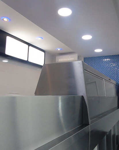 New modern stylish look for a fish and chip shop