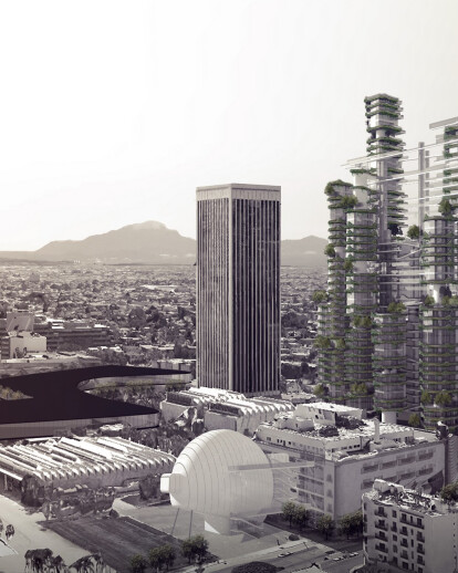 Cloud Corridor - Future of Residential Buildings in Los Angeles