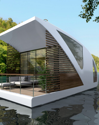 Floating Hotel with Catamaran-apartments 