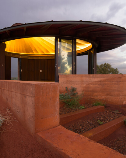 Remote Rammed Earth Chapel