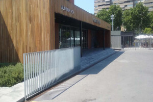 NEW ENTRANCE AT FC BARCELONA´S CAMP NOU