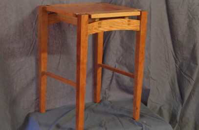 Cherry accent table