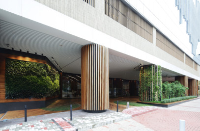 Innovative Green Office Lobby