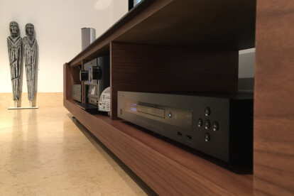 Epson Pro Cinema 4030, Marantz Separates AV7702, Oppo BDP-103 Blu-ray Disc Player, Private Home Theater Installation South Beach Miami by dmg Martinez Group