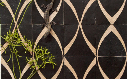 Sculptural Collection, chiseled hand made tiles