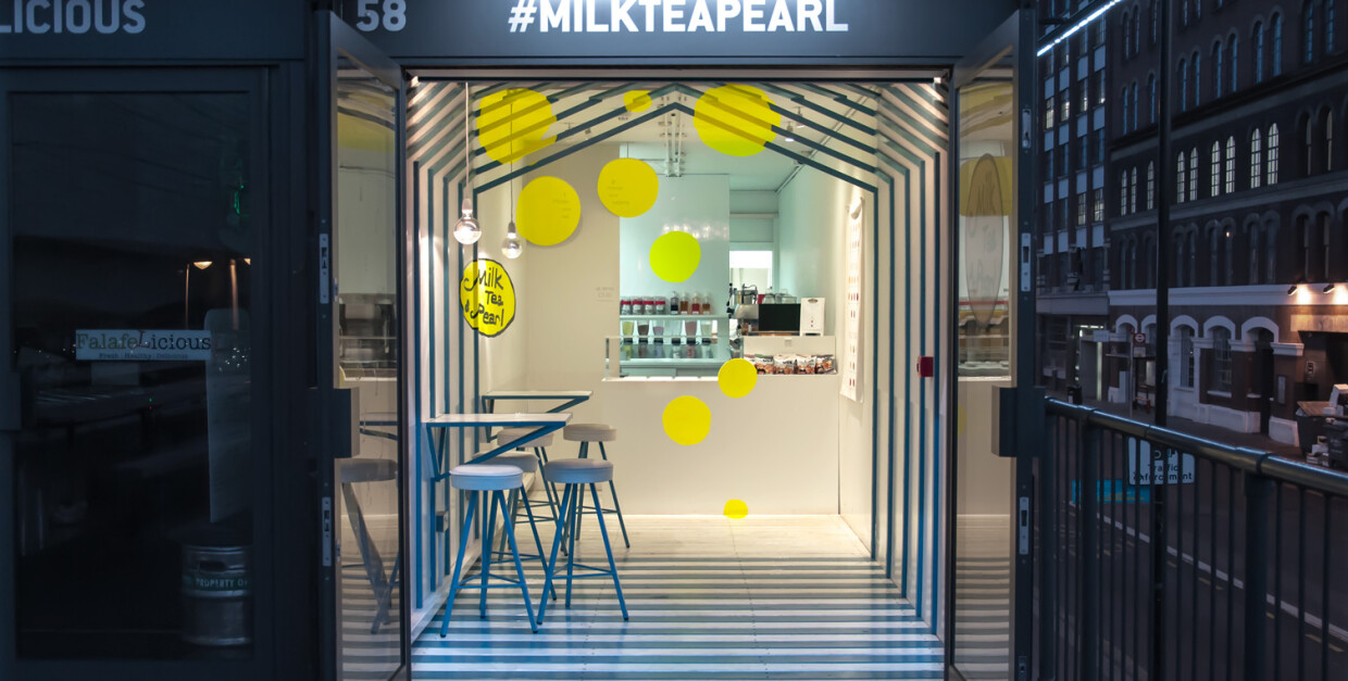 Milk Tea and Pearl Boxpark | Atelier YAO | Archello