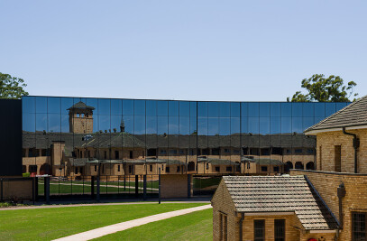 Saint John Paul II Building, Community Court and Saint Francis Garden