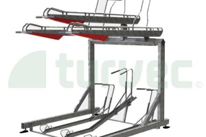 2ParkUp two-tier cycle rack