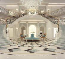 Exploring Luxurious Homes : Grand Lobby Interior D