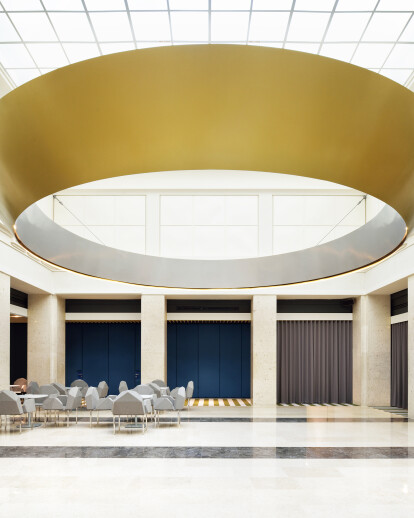 Lobby renovation for the Bank of Slovenia
