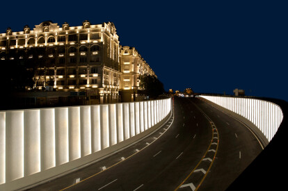 Baku New Tunnel Roads