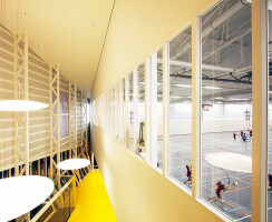 View on sports hall