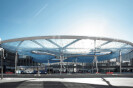 Aarau Bus terminal and station square