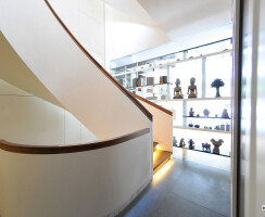 The Little Boltons - Elliptical, Helical Contemporary Staircase