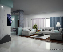 4 BHK Apartment Interior Design In Bangalore