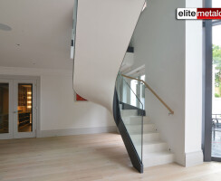 Elliptical Stairs in private Residence in Wimbledon