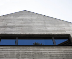 The concrete facade