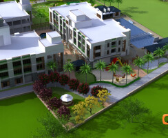 Resort 3D Aerial View | Architectural 3D Exterior