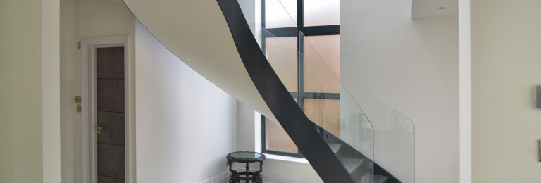 Northumerland Project - Helical Stairs with Glass Balustrade