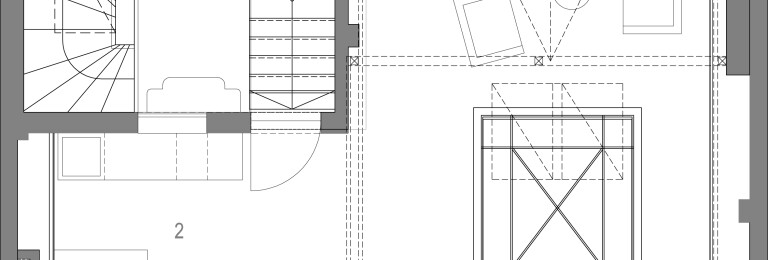 Attic - working space plan