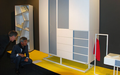 Teca, wardrobe system with designer Alfredo Häberli