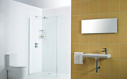 Decem Wetroom Panel with Concealed Profile