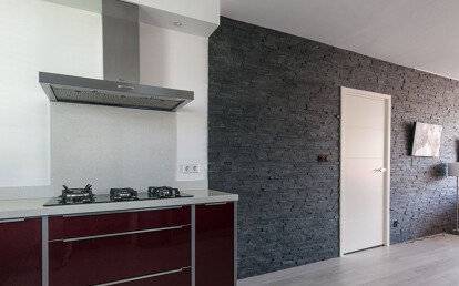 Design Kitchen in combination with Barroco Stone Panels