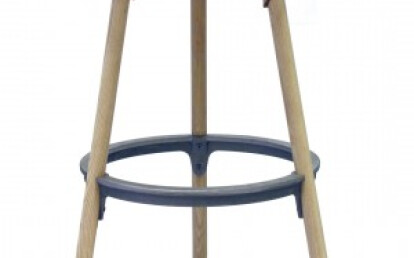 Saddle Stool Black 83 cm