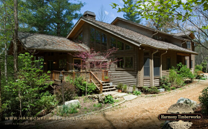 Timber Frame Log Cabin