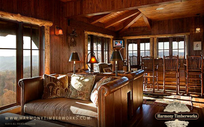 Timber Framed Living Room